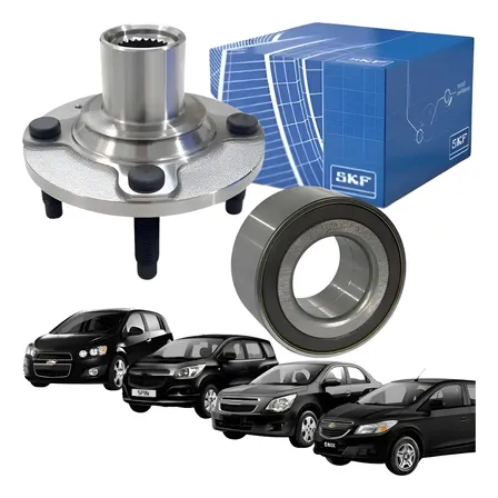 Kit rolamento e cubo de roda dianteira SKF