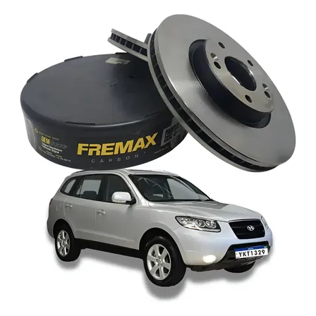 Par de discos de freio dianteiro Fremax